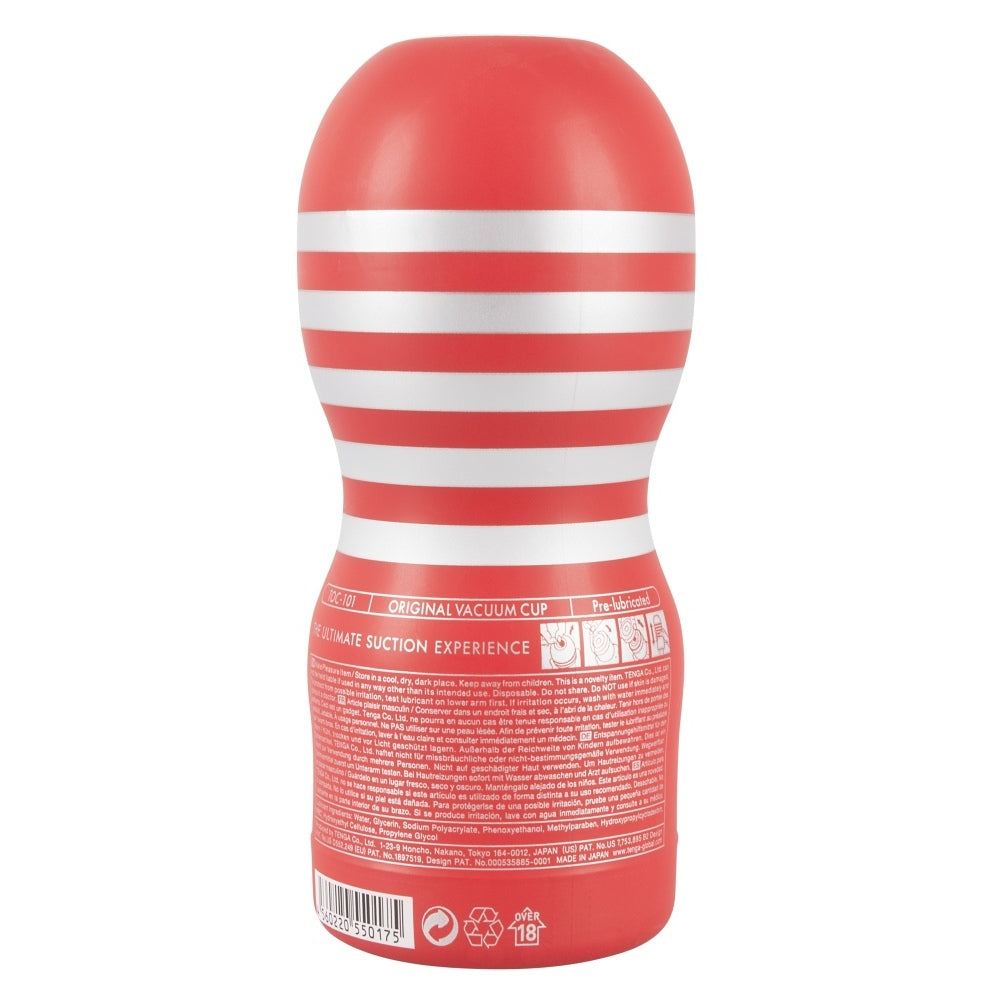 Masturbator TENGA Vacuum Cup Original - Dispozitiv cu efect de aspiratie reglabil, cu lubrifiant pre-aplicat, dimensiune compacta, usor de utilizat si igienic - Ideal pentru satisfactia masculina