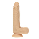 Vibrator Realist Rotativ si cu Impingere Naked Addiction 19 cm - Silicon Medical, Ventuza Puternica, Compatibil Strap-on