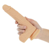 Vibrator Realist Rotativ si cu Impingere Naked Addiction 19 cm - Silicon Medical, Ventuza Puternica, Compatibil Strap-on