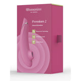 Vibrator Clitoridian Womanizer Premium 2 Roz - Tehnologie Inovatoare Pleasure Air, 14 Functii Intensitate - Autopilot 2.0 pentru o experienta imprevizibila - Smart Silence - Reincarcabil, Rezistent la apa IPX7