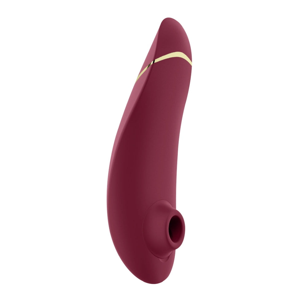 Vibrator Clitoridian Womanizer Premium 2 Rosu - Tehnologie Inovatoare Pleasure Air, 14 Functii Intensitate - Autopilot 2.0 pentru o experienta imprevizibila - Smart Silence - Reincarcabil, Rezistent la apa IPX7