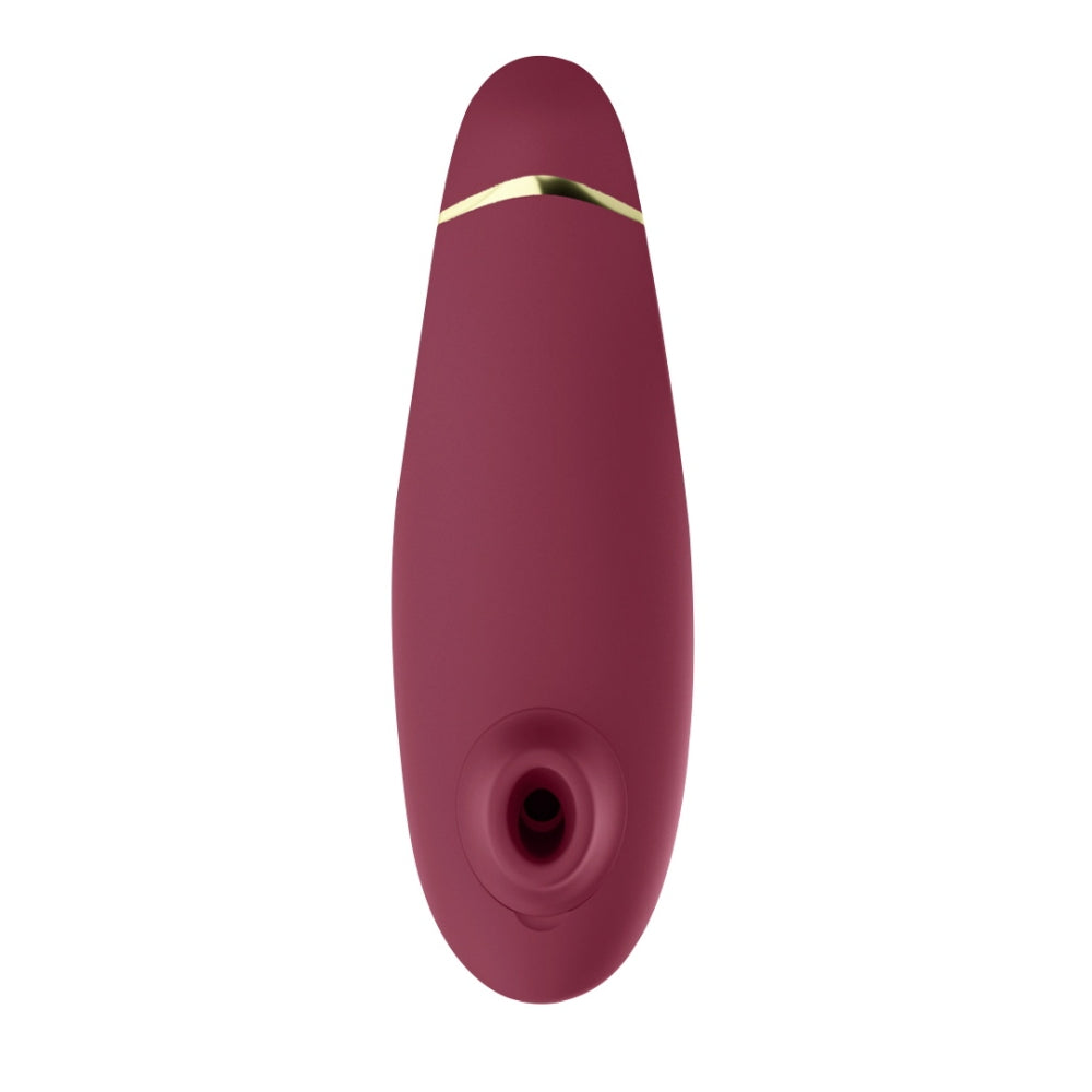 Vibrator Clitoridian Womanizer Premium 2 Rosu - Tehnologie Inovatoare Pleasure Air, 14 Functii Intensitate - Autopilot 2.0 pentru o experienta imprevizibila - Smart Silence - Reincarcabil, Rezistent la apa IPX7