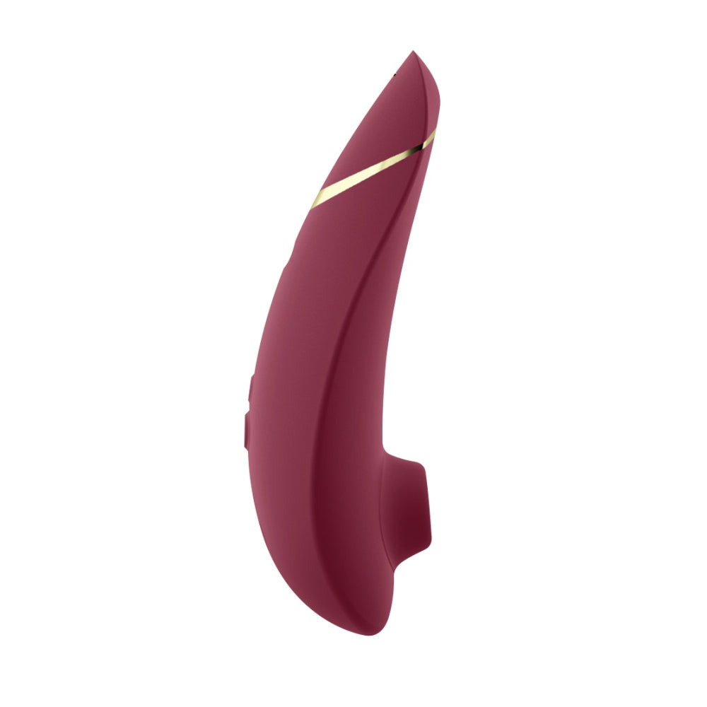 Vibrator Clitoridian Womanizer Premium 2 Rosu - Tehnologie Inovatoare Pleasure Air, 14 Functii Intensitate - Autopilot 2.0 pentru o experienta imprevizibila - Smart Silence - Reincarcabil, Rezistent la apa IPX7