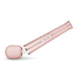 Le Wand Massagator Vibrator Compact cu 6 Moduri de Vibratie si 10 Viteze, Silicon Sigur pentru Corp, Reincarcabil USB, Roz Metalic