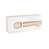 Le Wand Massagator Vibrator Compact cu 6 Moduri de Vibratie si 10 Viteze, Silicon Sigur pentru Corp, Reincarcabil USB, Roz Metalic