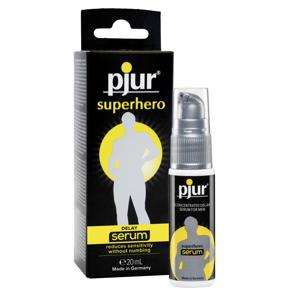 Spray intarziere ejaculare pentru barbati pjur! Superhero Strong - Performanta indelungata cu extract de ghimbir (20 ml)
