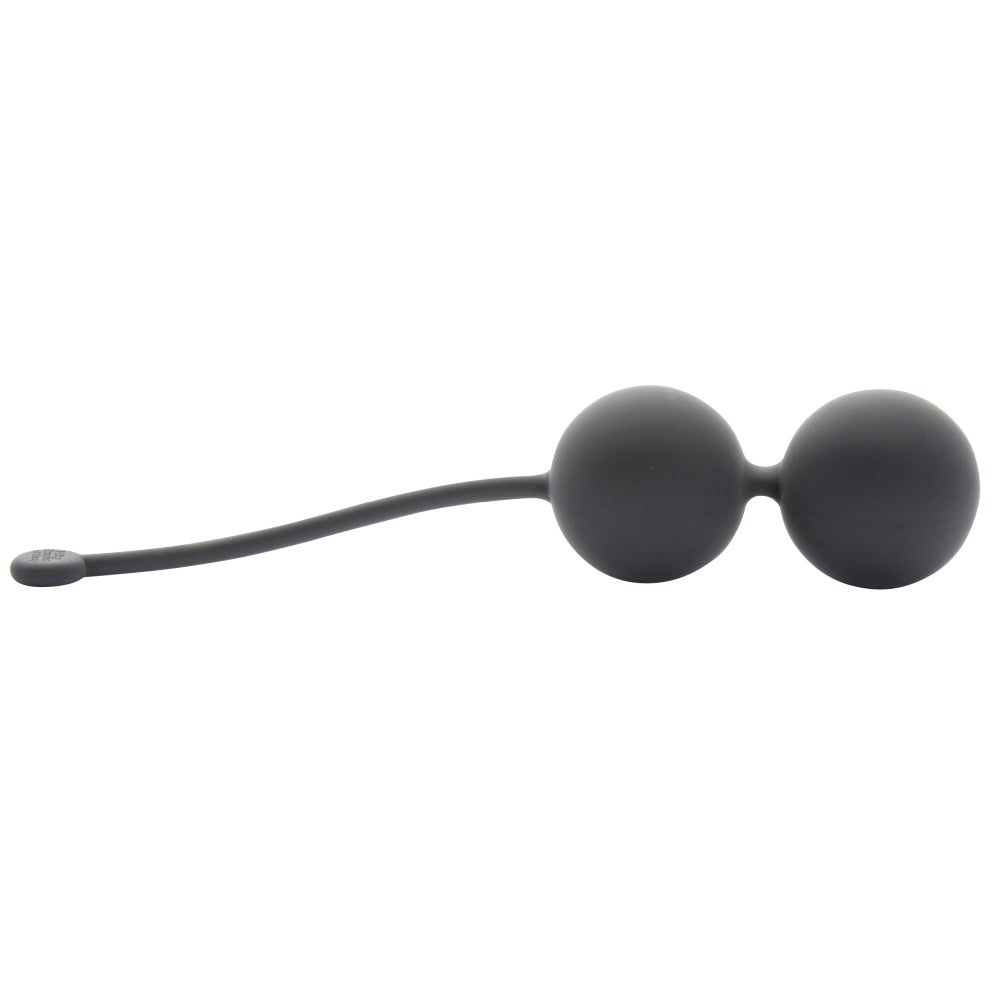 Bile Kegel din Silicon Fifty Shades of Grey Tight and Tense - Negru, 70 g - cu banda elastica pentru folosire usoara - ideal pentru tonifierea muschilor pelvieni