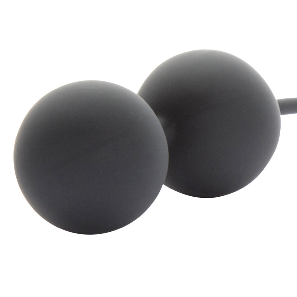 Bile Kegel din Silicon Fifty Shades of Grey Tight and Tense - Negru, 70 g - cu banda elastica pentru folosire usoara - ideal pentru tonifierea muschilor pelvieni