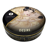 Lumanare Masaj Shunga Desire 30 ml - aroma subtile de vanilia, ardere de pana la 4 ore - 100% uleiuri naturale, se topesc intr-un ulei de masaj cald si hranitor - ambalaj elegant