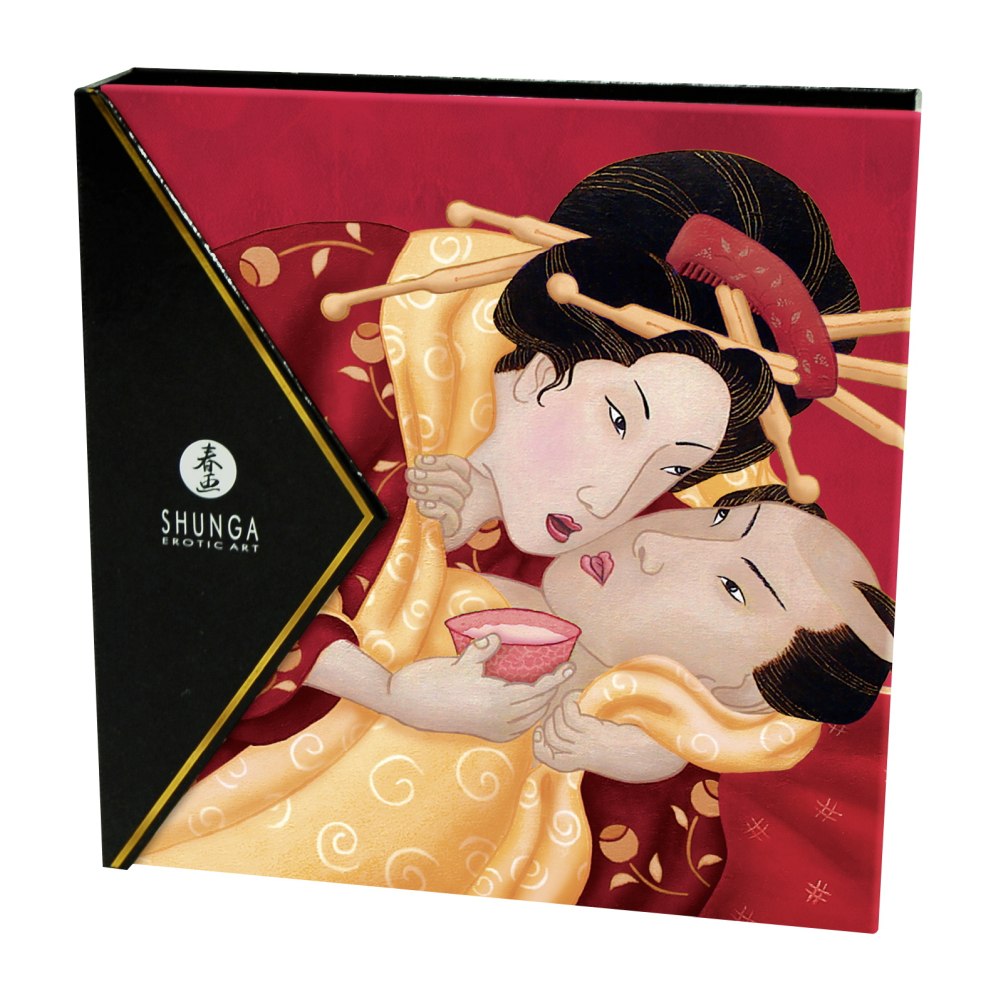 Set Masaj Senzual Shunga Geisha's Secret - Uleiuri, Lumanare de Masaj, Gel si Crema de Stimulare