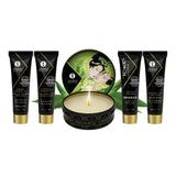 Set Masaj Senzual Shunga Geisha's Secret Organica - Uleiuri, Lumanare de Masaj, Gel Toko si Gel de Stimulare