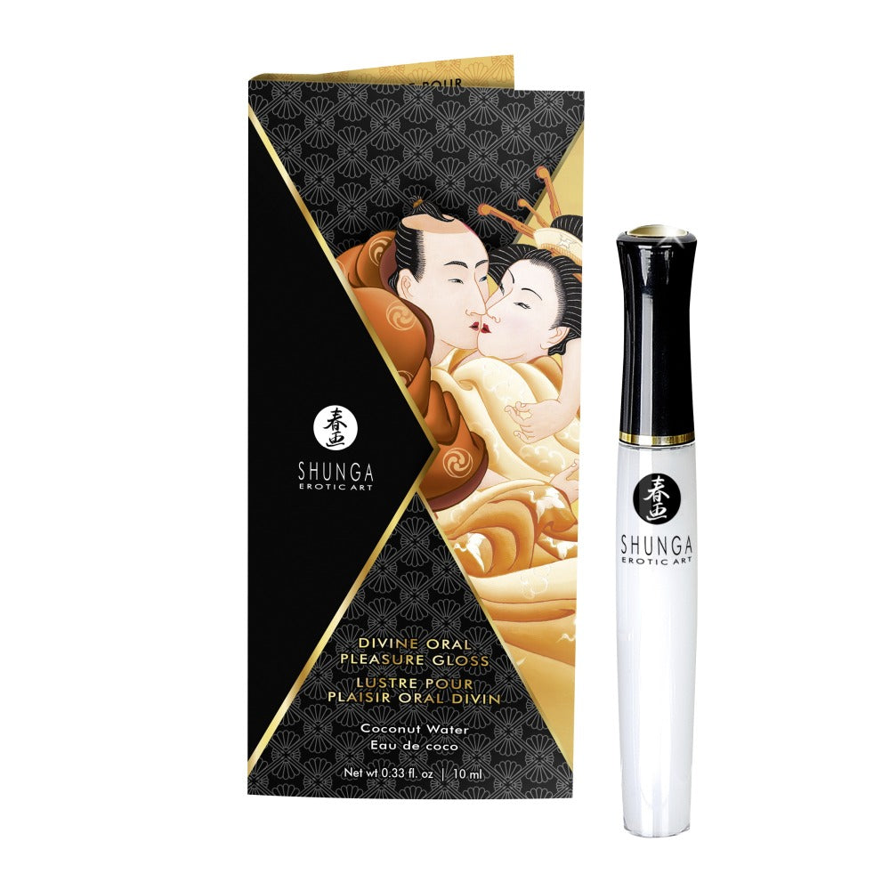Set Cadou Masaj Lux Shunga Sweet Kisses 6 Piese - uleiuri de masaj, pictura corporala comestibila, pudra de corp, lip gloss cu efect de incalzire - cutie de lux, eleganta pentru cadoul perfect