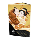 Set Cadou Masaj Lux Shunga Sweet Kisses 6 Piese - uleiuri de masaj, pictura corporala comestibila, pudra de corp, lip gloss cu efect de incalzire - cutie de lux, eleganta pentru cadoul perfect
