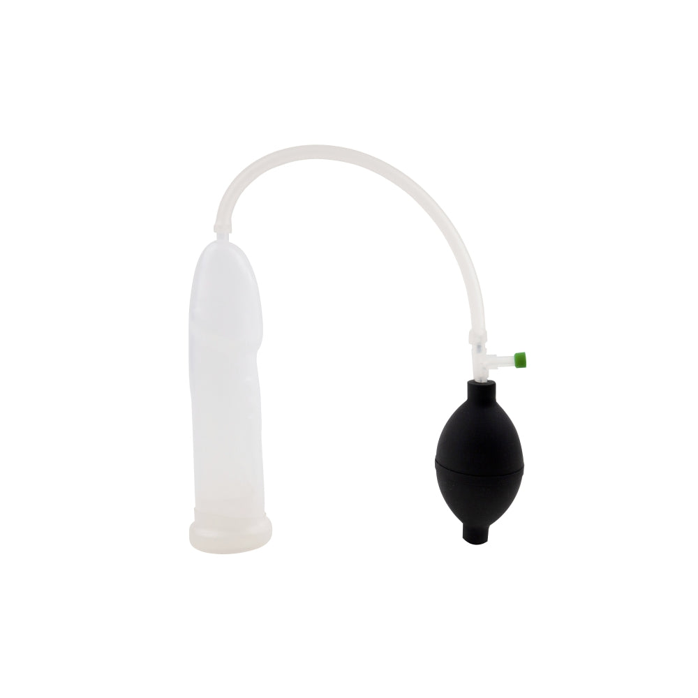 Pompa penis anatomica Fröhle PP009 Slim-Fit, pompa vacuum, jucarie sexuala pentru barbati, 21 cm