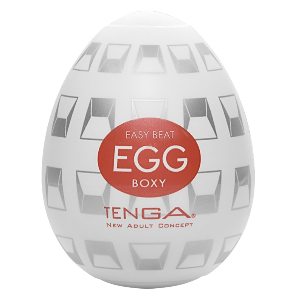 TENGA Easy Beat Egg Boxy dispozitiv portabil de masturbare pentru barbati, cu lubrifiant inclus