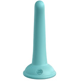 Dildo Dillio Platinum Curious Five - Turcoaz, 14.6 cm - silicon tratat cu platina, cel mai inalt grad de puritate - ventuza compatibila cu Body Dock si strap-on