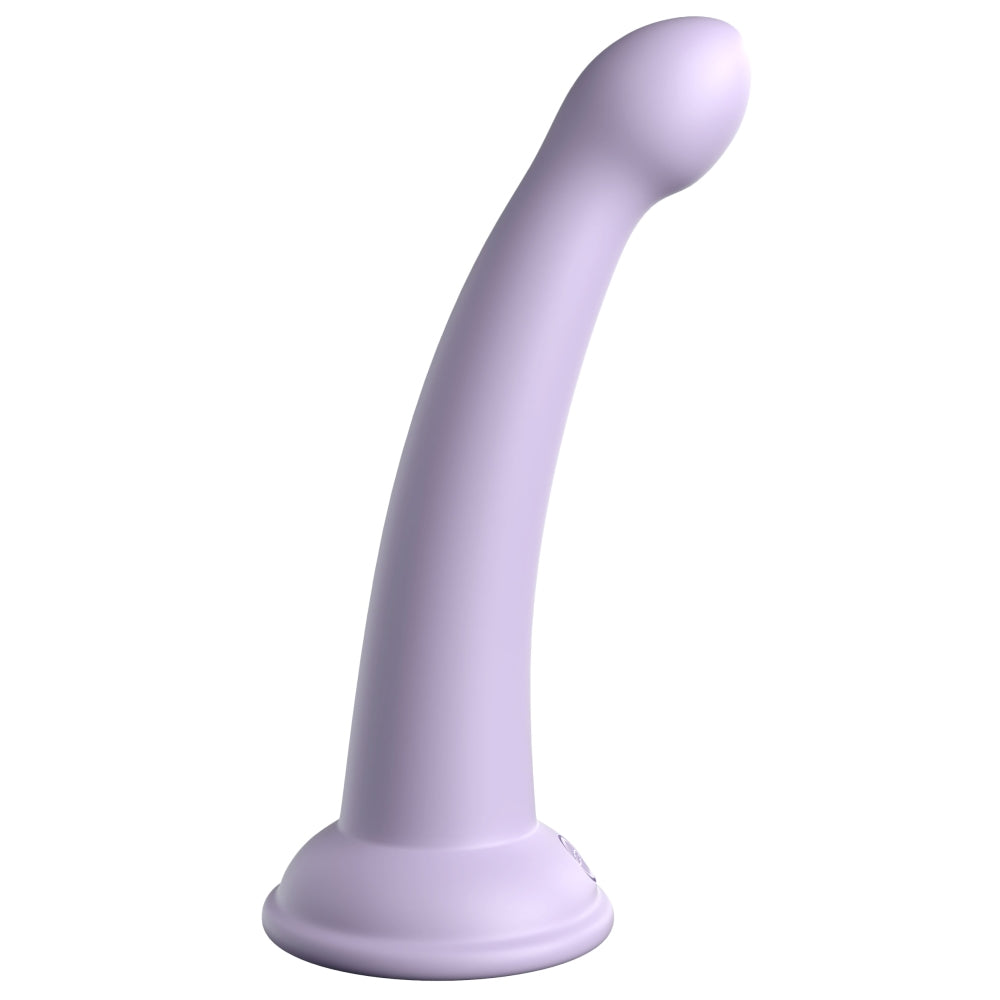 Dildo Dillio Platinum Secret Explorer - Lila, 17.2 cm - silicon tratat cu platina, cel mai inalt grad de puritate - ventuza compatibila cu Body Dock si strap-on