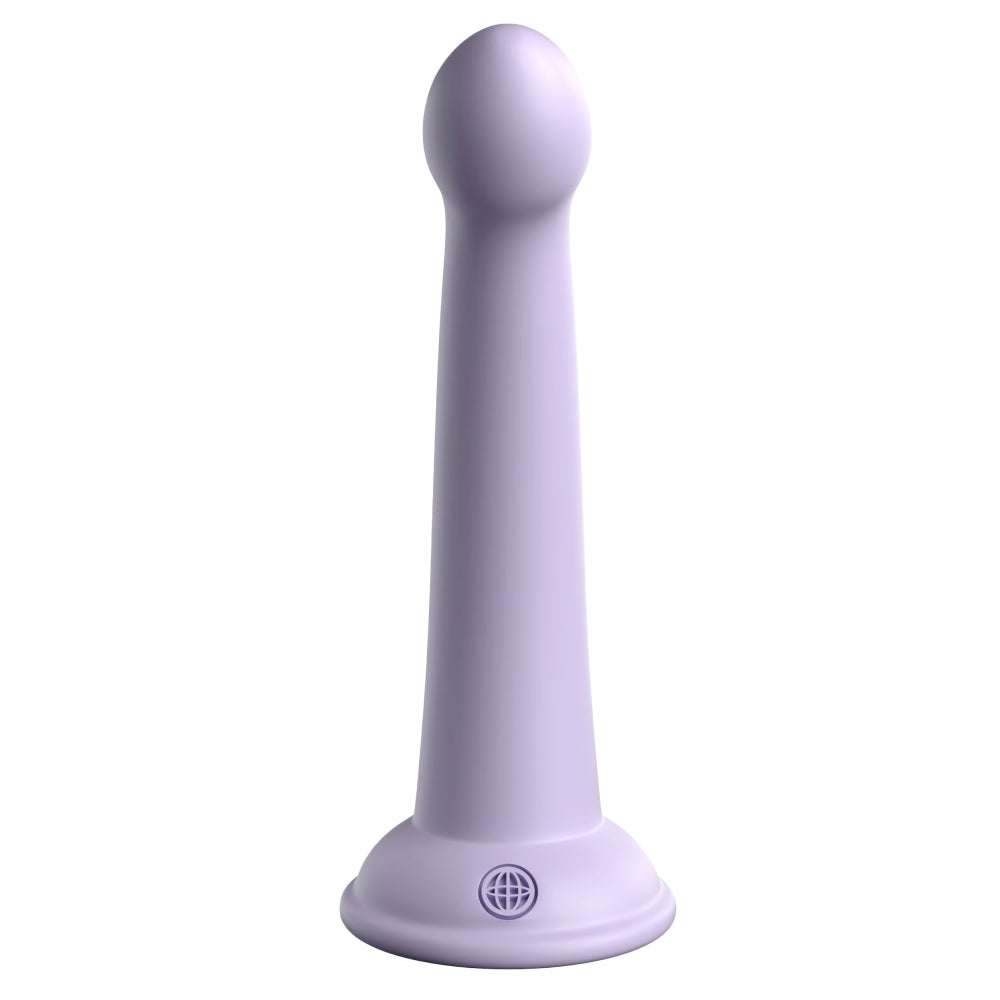 Dildo Dillio Platinum Secret Explorer - Lila, 17.2 cm - silicon tratat cu platina, cel mai inalt grad de puritate - ventuza compatibila cu Body Dock si strap-on