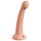 Dildo Dillio Platinum Secret Explorer - Portocaliu, 17.2 cm - silicon tratat cu platina, cel mai inalt grad de puritate - ventuza compatibila cu Body Dock si strap-on