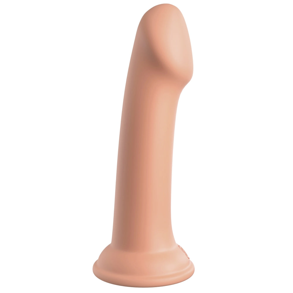 Dildo Dillio Platinum Big Hero - Portocaliu, 17.2 cm - silicon tratat cu platina, cel mai inalt grad de puritate - ventuza compatibila cu Body Dock si strap-on