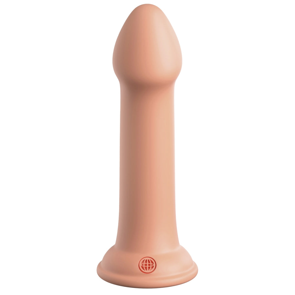 Dildo Dillio Platinum Big Hero - Portocaliu, 17.2 cm - silicon tratat cu platina, cel mai inalt grad de puritate - ventuza compatibila cu Body Dock si strap-on