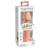 Dildo Dillio Platinum Big Hero - Portocaliu, 17.2 cm - silicon tratat cu platina, cel mai inalt grad de puritate - ventuza compatibila cu Body Dock si strap-on
