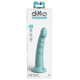 Dildo Dillio Platinum Slim Seven - Turcoaz, 19.7 cm - silicon tratat cu platina, cel mai inalt grad de puritate - ventuza compatibila cu Body Dock si strap-on