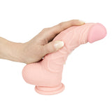 Dildo realist Naturbursche cu ventuza din silicon lichid ultra-moale 20 cm