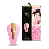 Vibrator Lay-On Shunga Obi, 10 Moduri Vibratii, Impermeabil, Whisperquiet, Roz, Stimulare Clitoridiana
