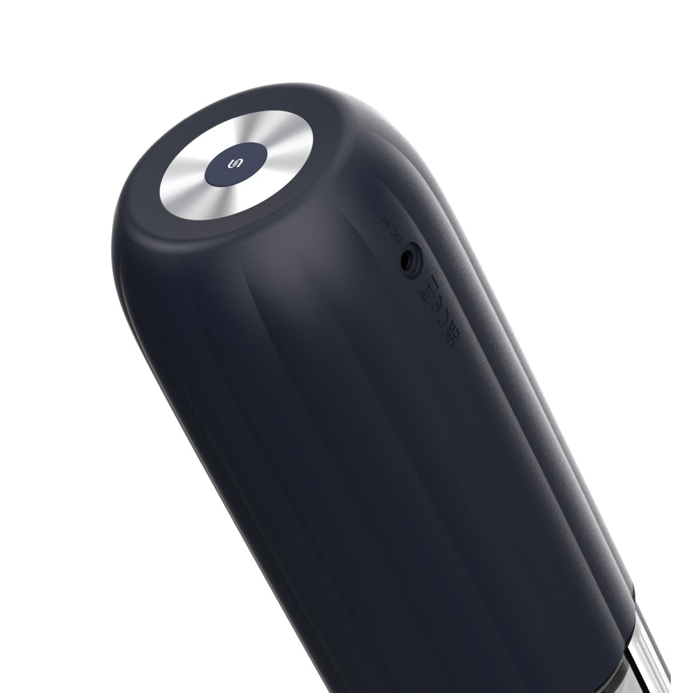 Masturbator cu vibratii SVAKOM Alex Neo 2 cu 7 functii interactive, reincarcabil, controlat prin aplicatie, cu miscare de impingere - Negru