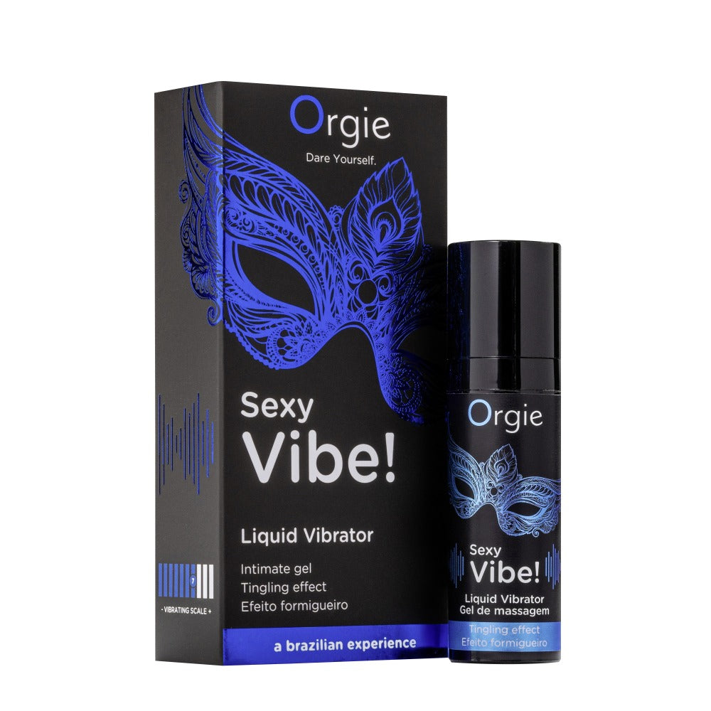 Gel stimulare intima Orgie Liquid Vibrator pentru penis si vulva, efect vibrare si furnicaturi 15 ml
