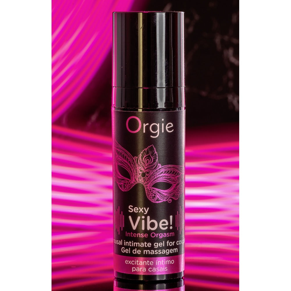 Gel Intim Vibrant Orgie pentru Barbati si Femei cu Efect de Vibratie, Incalzire si Racorire - 15 ml