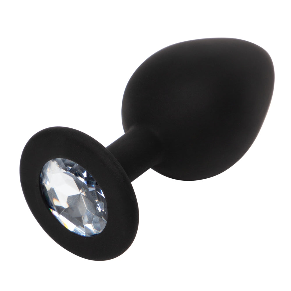 Set Cadou Sex Toys Fifty Shades of Grey x We-Vibe 3 Piese - Mini vibrator Tango X, dop anal negru cu cristal, masca din satin - ideal pentru a adauga o nota de lux in momente intime