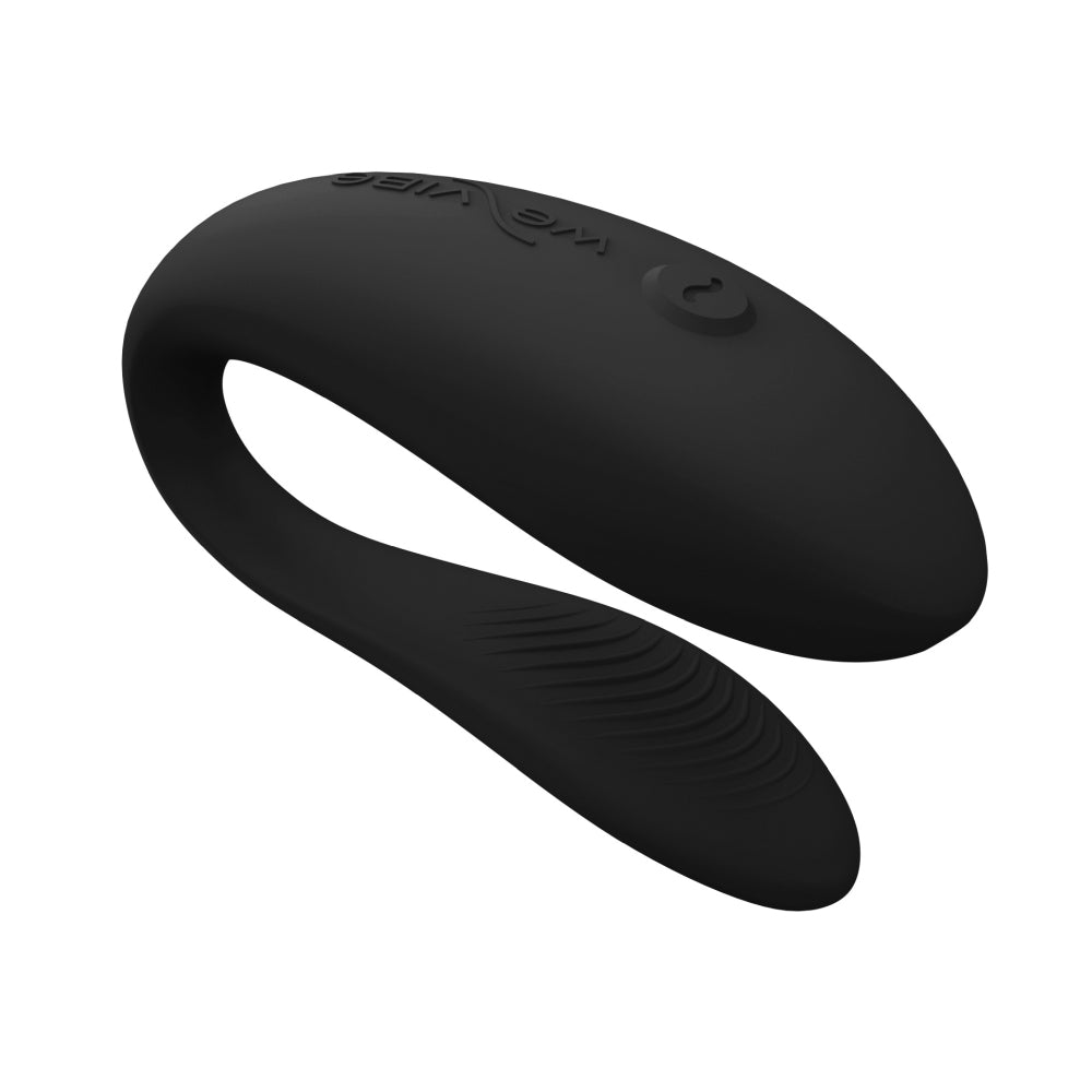 Set Cadou Sex Toys Fifty Shades of Grey Moving As One 3 Piese - Vibrator pentru cupluri We-Vibe Sync Lite, catuse din satin, ulei de masaj cu vanilie - ideal pentru a adauga o nota de lux in momente intime
