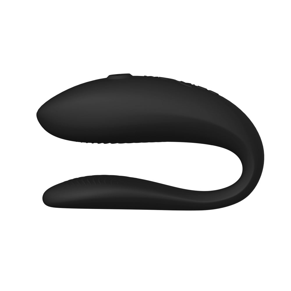 Set Cadou Sex Toys Fifty Shades of Grey Moving As One 3 Piese - Vibrator pentru cupluri We-Vibe Sync Lite, catuse din satin, ulei de masaj cu vanilie - ideal pentru a adauga o nota de lux in momente intime