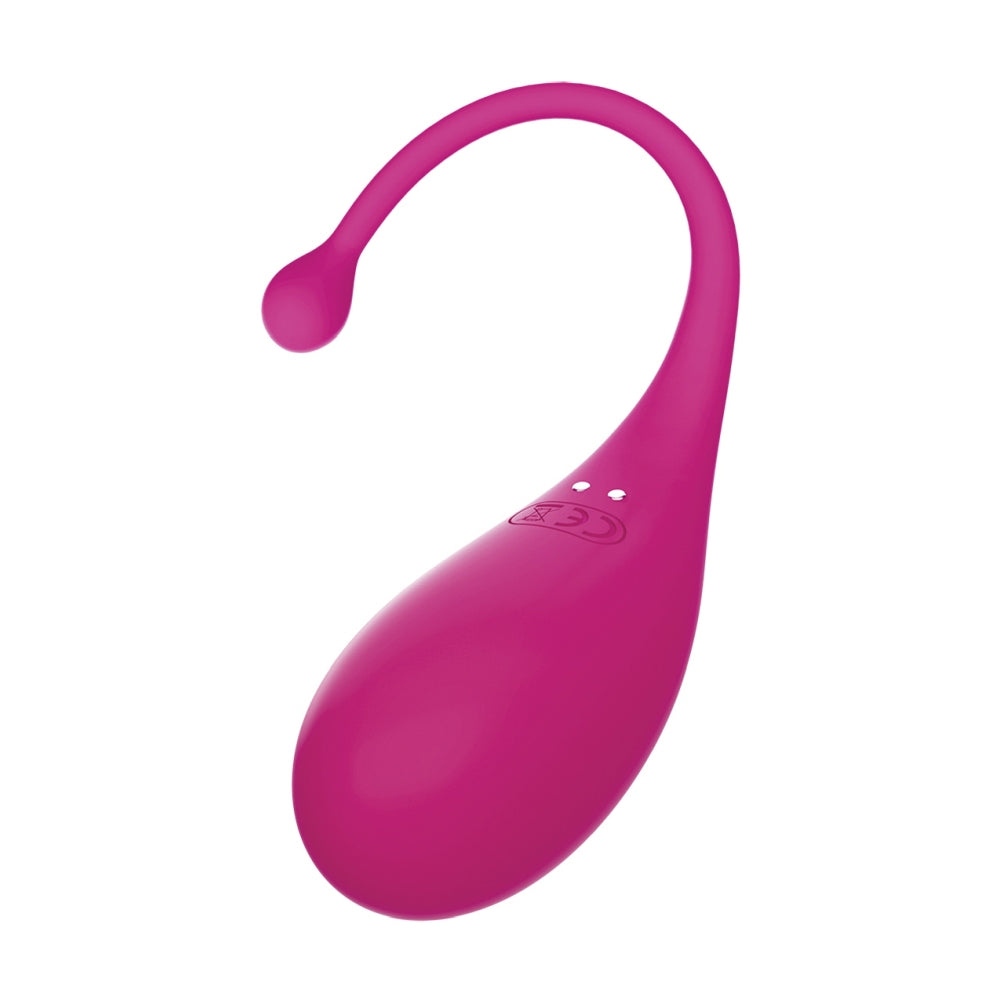 Vibrator Vibro-Egg Adrien Lastic Palpitation - cu 9 Moduri, Control Prin Aplicatie Bluetooth, Reincarcabil, Silicon Moale, Rezistent la Apa