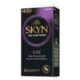 Prezervative Ultra-subtiri Fara Latex SKYN ELITE - Set 10 Bucati, Vegan, Polyisopren, Sensoprene, Lubrifiate, Anti-alergice