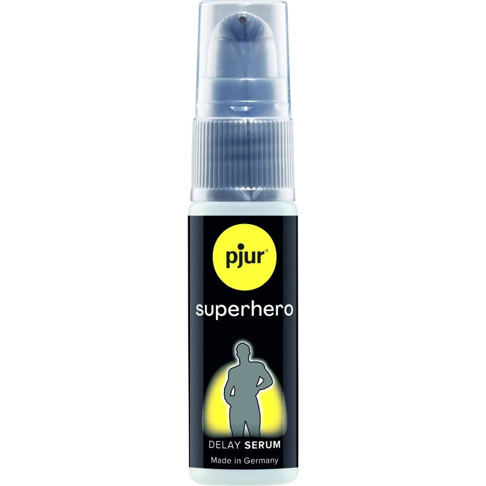 Spray intarziere ejaculare pentru barbati pjur! Superhero Strong - Performanta indelungata cu extract de ghimbir (20 ml)