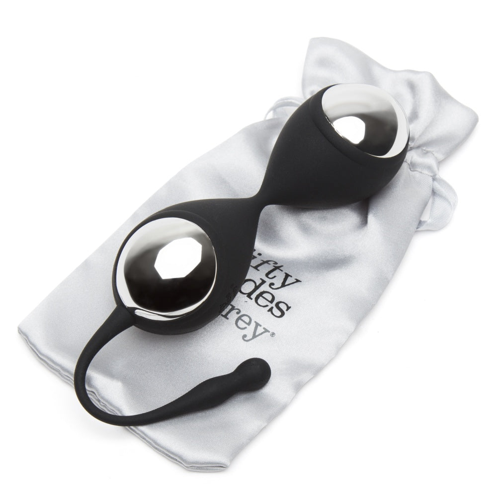 Bile Kegel pentru Fortificarea Muschilor Pelvieni - 78g, Extragere cu Snur Elastic, Set Avansat