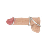 Inele penis silicon metalic set 3 marimi pentru erectii puternice