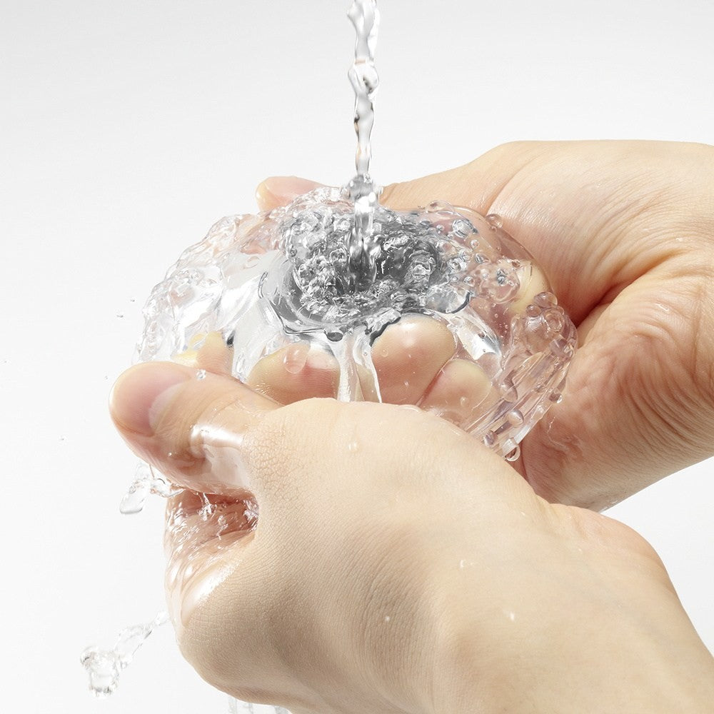 Masturbator reglabil Tenga Silver Ring cu 10 niveluri suctiune - inovativ cu inel integrat pentru penis - Design discret - complet lavabil