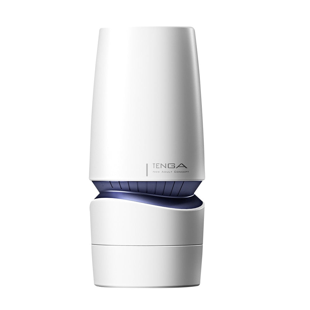 Masturbator reglabil Tenga Cobalt cu 10 niveluri suctiune - inovativ cu inel integrat pentru penis - Design discret - complet lavabil
