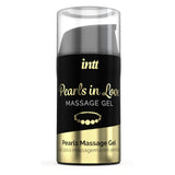 Set Cadou Masaj Pearls in Love - gel de masaj pe baza de silicon (15 ml) si colier de perle - ideal pentru cadou sau pentru o noapte senzuala de neuitat