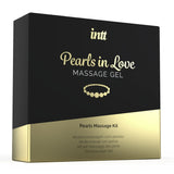 Set Cadou Masaj Pearls in Love - gel de masaj pe baza de silicon (15 ml) si colier de perle - ideal pentru cadou sau pentru o noapte senzuala de neuitat