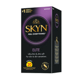 Prezervative Ultra-subtiri Fara Latex SKYN ELITE - Set 20 Bucati, Vegan, Polyisopren, Sensoprene, Lubrifiate, Anti-alergice