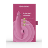 Vibrator Clitoridian Womanizer Premium 2 Roz - Tehnologie Inovatoare Pleasure Air, 14 Functii Intensitate - Autopilot 2.0 pentru o experienta imprevizibila - Smart Silence - Reincarcabil, Rezistent la apa IPX7
